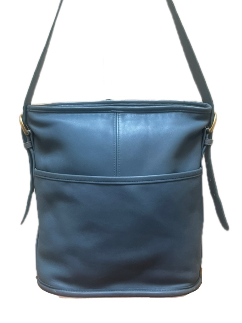 Coach Vintage Bleeker 1996 Ocean Blue Bucket Bag